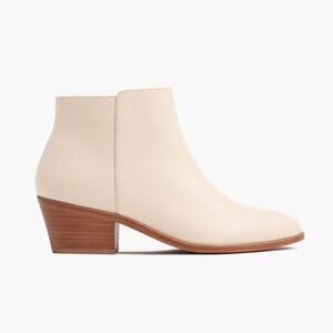 Thursday Boot Co Downtown Beige Full Grain Leather Ankle Boots